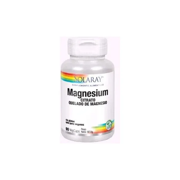 Solaray Magnesium 133 Mg 90 Vegetarian Capsules