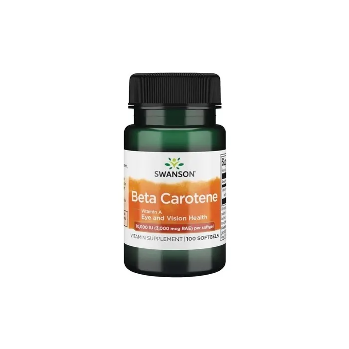 Swanson Beta-Carotene (Vitamin A) 10000 IU 100 Softgels