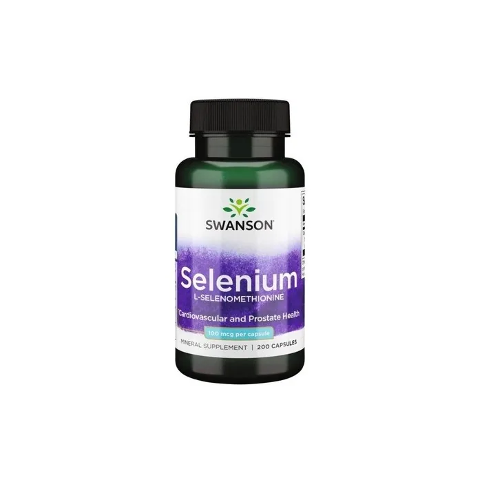 Swanson Selenium Dietary Supplement 100mcg 200 Capsules