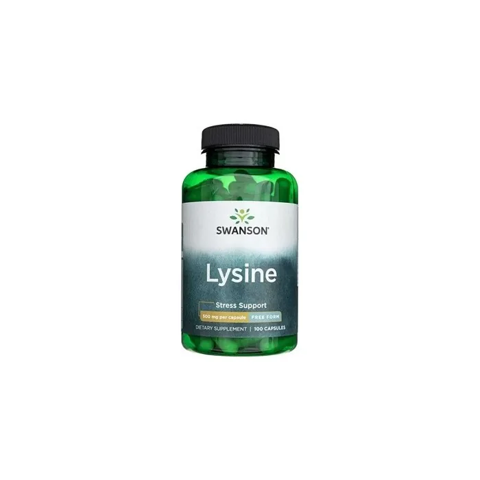 Swanson Lysine Free-Form Supplement 500mg 100 Capsules