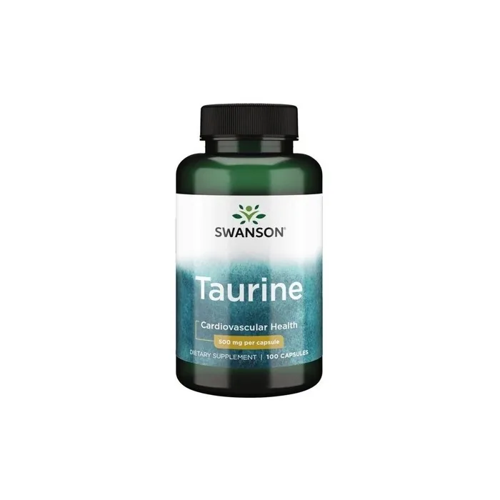 Swanson Taurine Dietary Supplement 500mg 100 Capsules