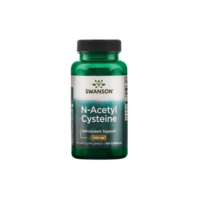 Swanson N-Acetyl Cysteine Supplement 600mg - 100 Capsules