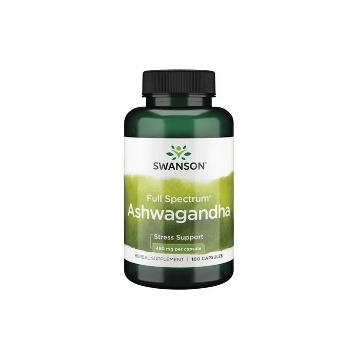 Swanson Full Spectrum Ashwagandha 450mg 100 Capsules