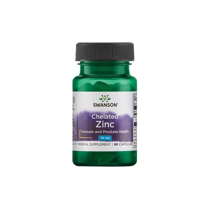 Swanson Albion Zinc Dietary Supplement 30mg 90 Capsules