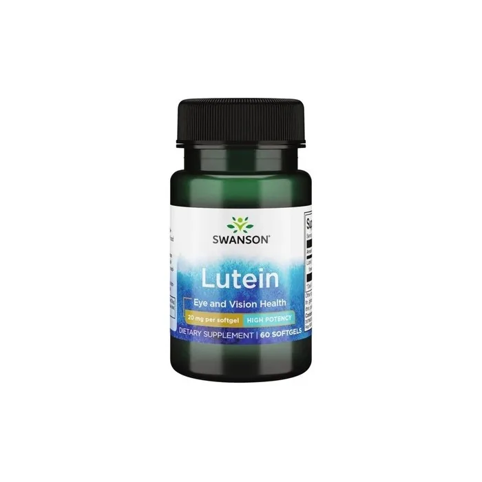 Swanson Lutein 20mg Softgels 60 Count