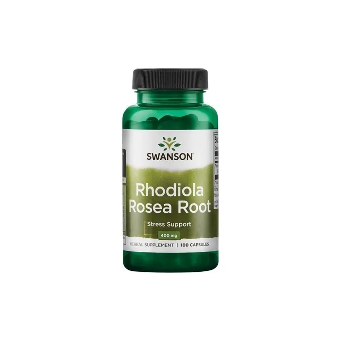Swanson Rhodiola Rosea Root Supplement 400mg 100 Capsules