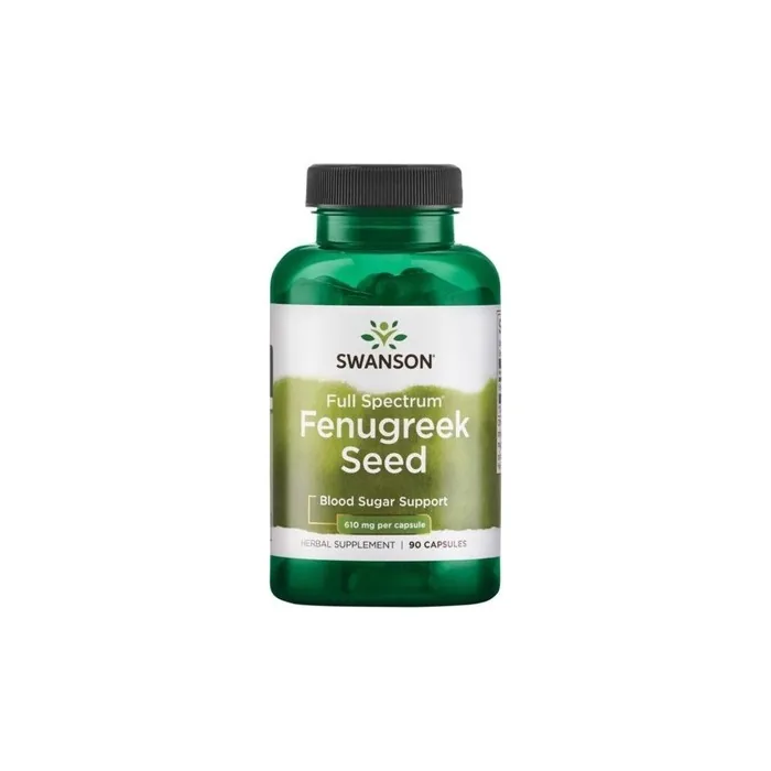 Swanson Fenugreek Seed Supplement 610mg 90 Capsules