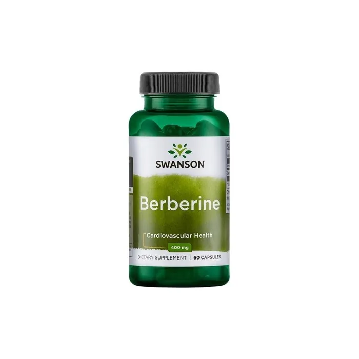 Swanson Berberine HCl Cardiovascular and Metabolic Health Supplement 60 Vegan Capsules 400mg