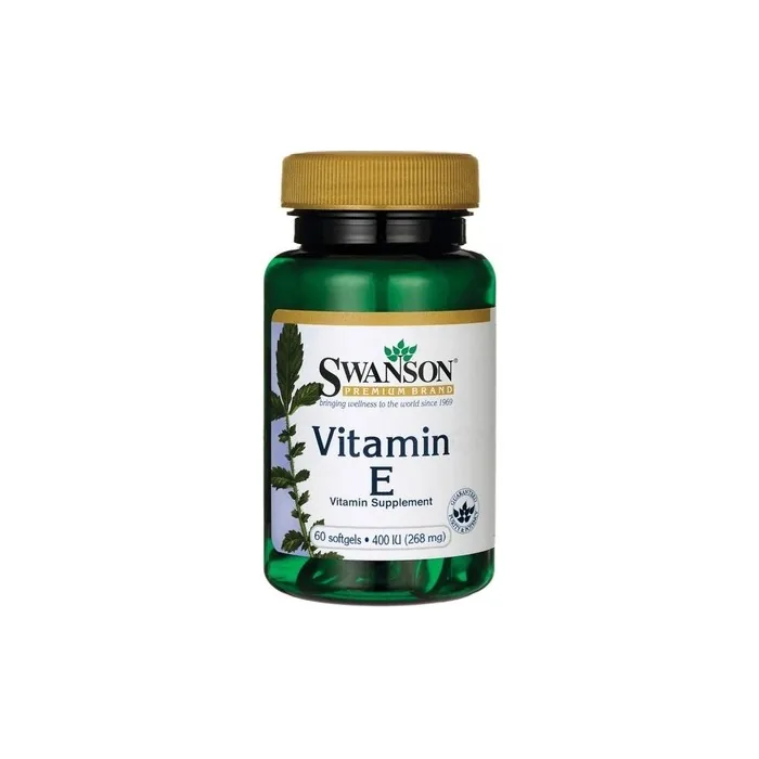 Swanson Vitamin E 400 IU Softgels 60 Count