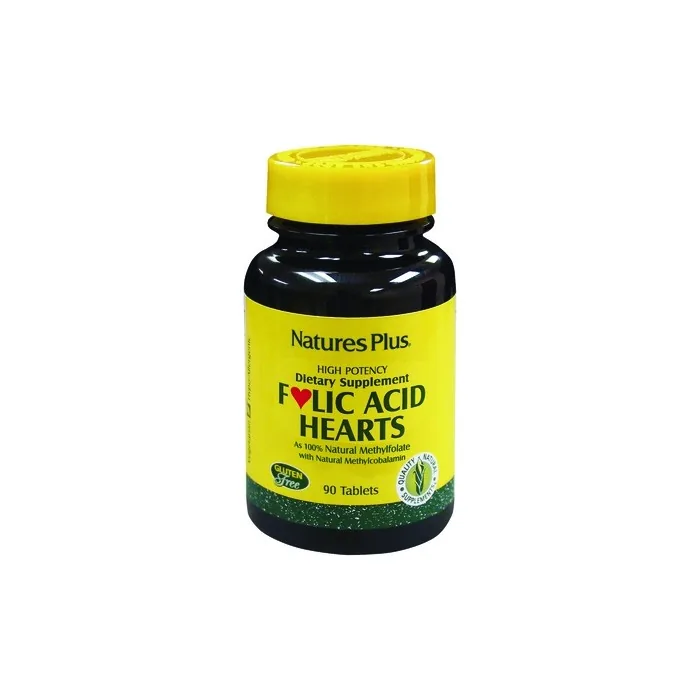 Natures Pl Folic Acid Hearts 90 Comp