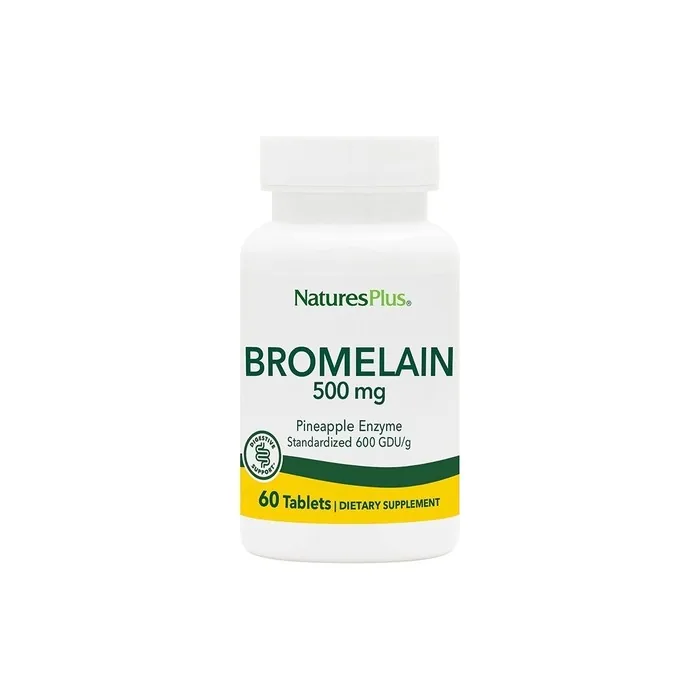 NaturesPlus Bromelain Natural Proteolytic Supplement 60 Vegetarian Tablets 500mg