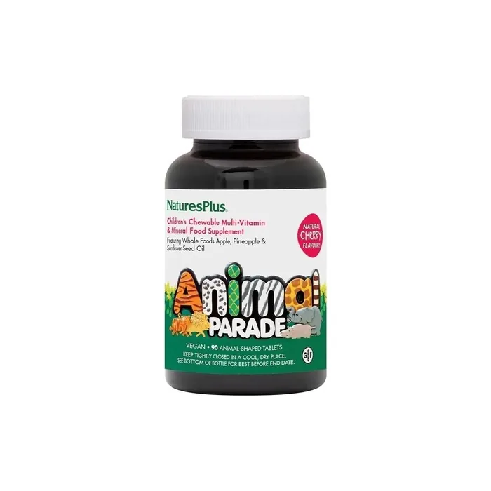 Nature's Plus Animal Parade Cherry Flavor Chewable Tablets 90 Count