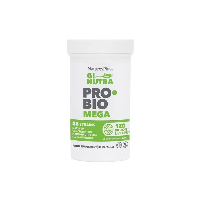 Naturesplus Gi Nutra Pro Bio Mega - 120 Billion Live Bacteria With Prebiotics