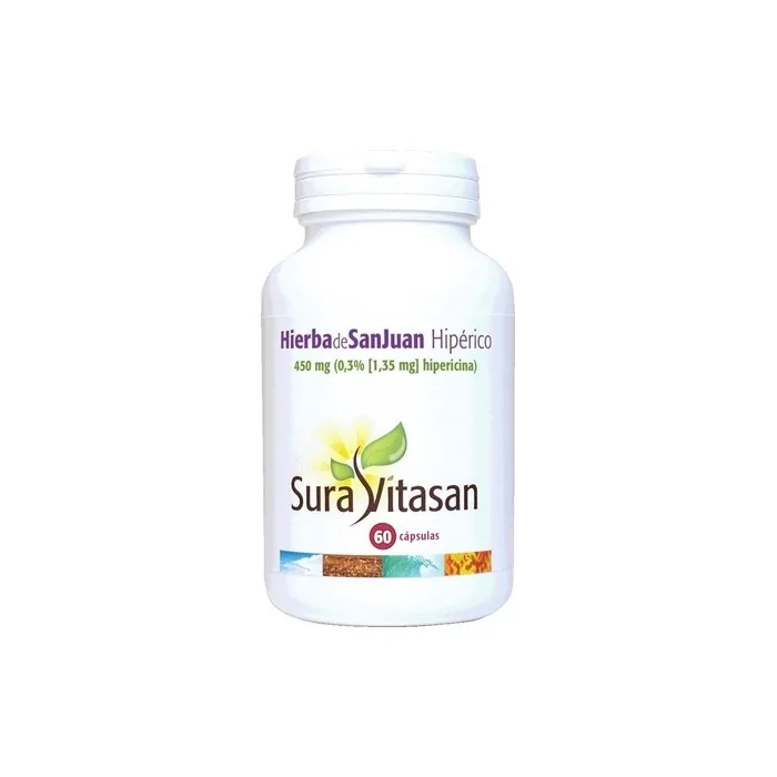 Sura Vitasan St. John's Wort Herbal Supplement 60 Capsules