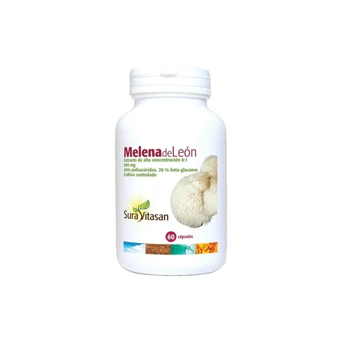 Sura Vitas Melena De Leon 500 Mg 60 Vcaps