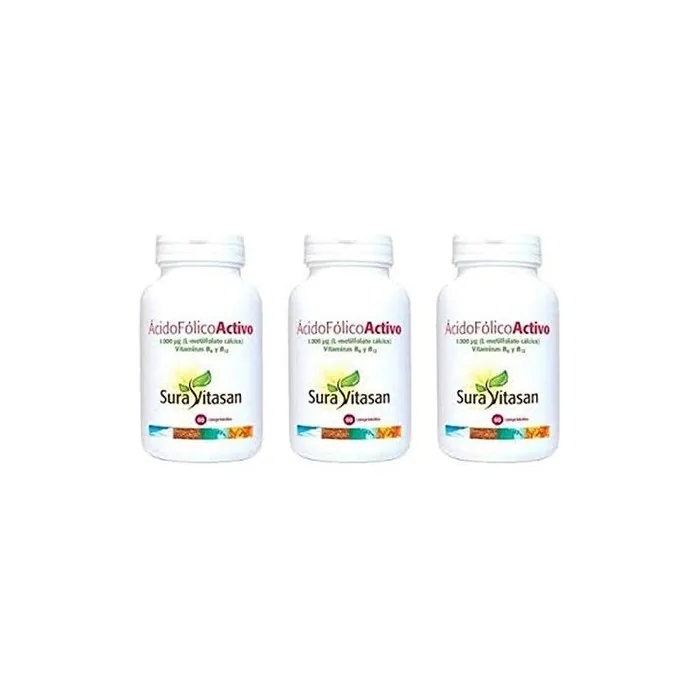 Folic Acid 1000 Ug Active 60 Tablets Pack 3 U