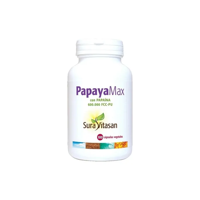Sura Vitas Papaya Max 100 Capsules - Nutritional Supplement