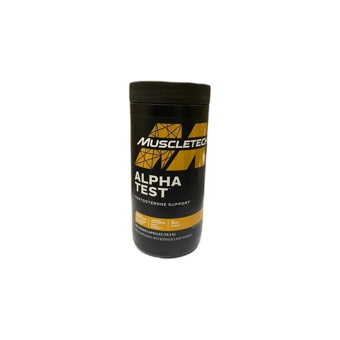 MuscleTech Alpha Test Testosterone Booster 120 Vegetarian Capsules