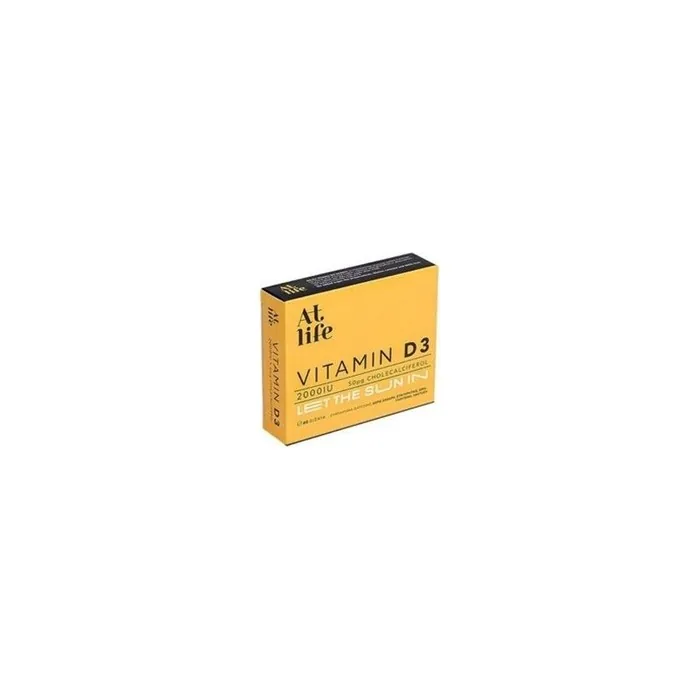 At Life Vitamin D3 2000iu - Enhancement & Protection 60 Tablets