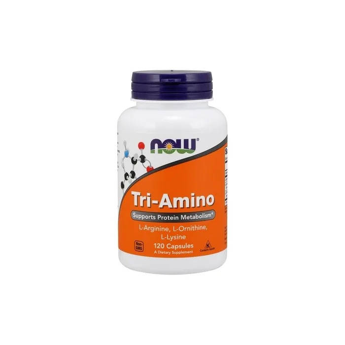 NOW Foods Tri-Amino Supplement 120 Capsules
