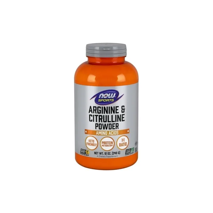 NOW Foods Arginine & Citrulline Powder 340g