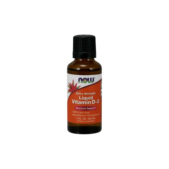 NOW Foods Vitamin D-3 Liquid Extra Strength 1000 IU 30ml