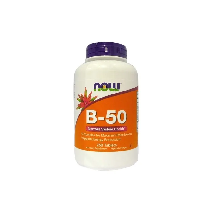 NOW Foods Vitamin B-50 Supplement 250 Tablets