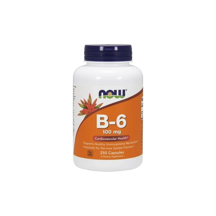NOW Foods Vitamin B-6 100mg 250 Capsules