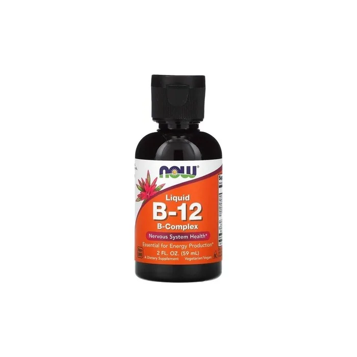 NOW Foods Vitamin B-12 Liquid B-Complex 59ml