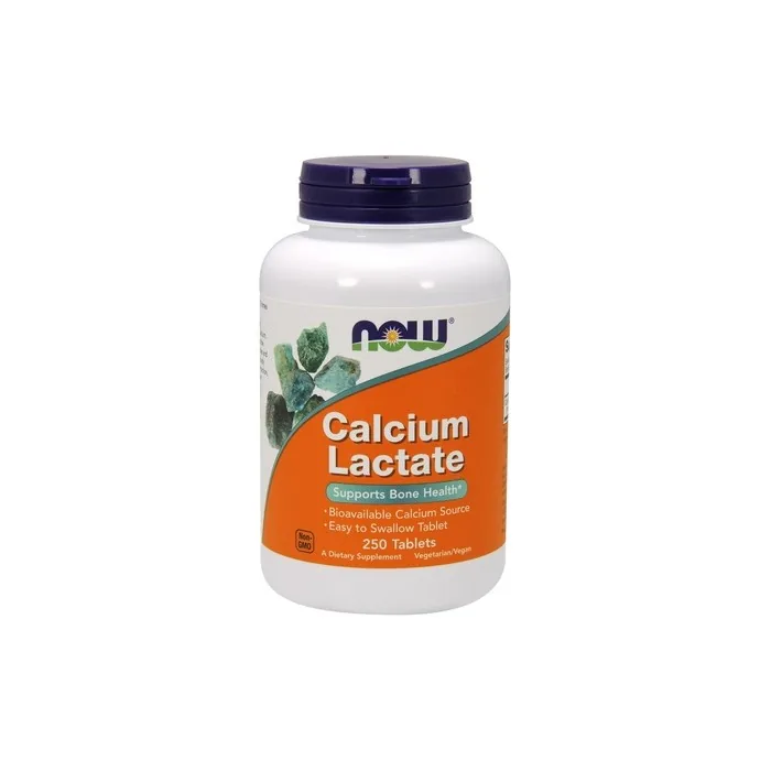 NOW Foods Calcium Lactate Supplement 250 Tablets