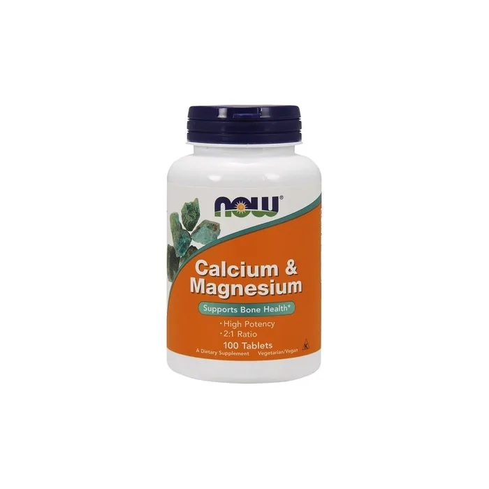 NOW Foods Calcium & Magnesium Supplement 100 Tablets