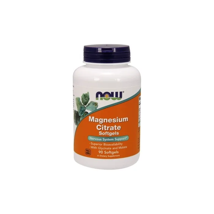NOW Foods Magnesium Citrate Softgels 90 Count
