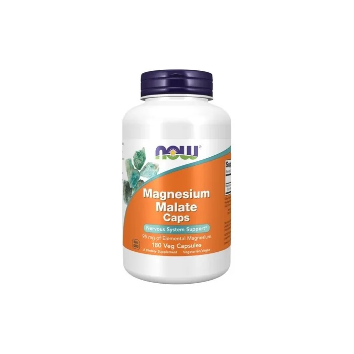 NOW Foods Magnesium Malate Capsules 180 Vcaps