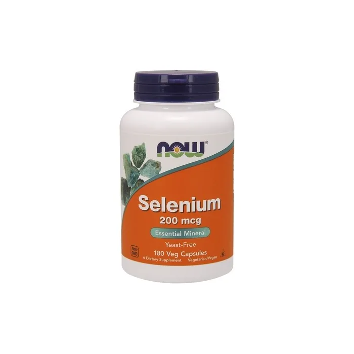 NOW Foods Selenium 200mcg 180 Vegetarian Capsules