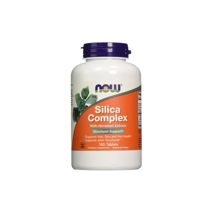 NOW Foods Silica Complex with Horsetail Extract 180 Tablets
