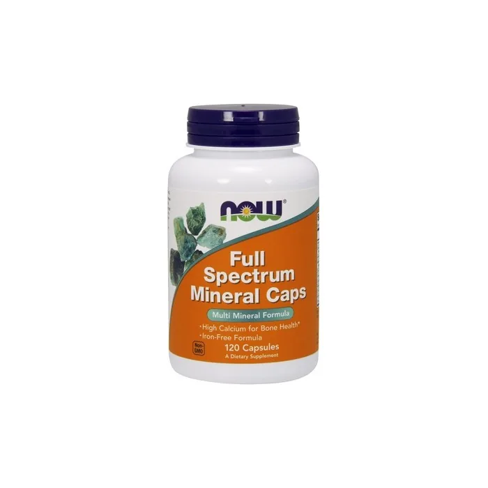 NOW Foods Full Spectrum Minerals Iron-Free 120 Capsules