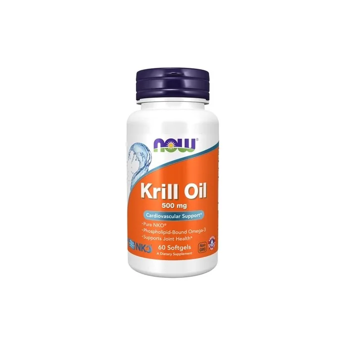 NOW Foods Krill Oil 500mg 60 Softgels