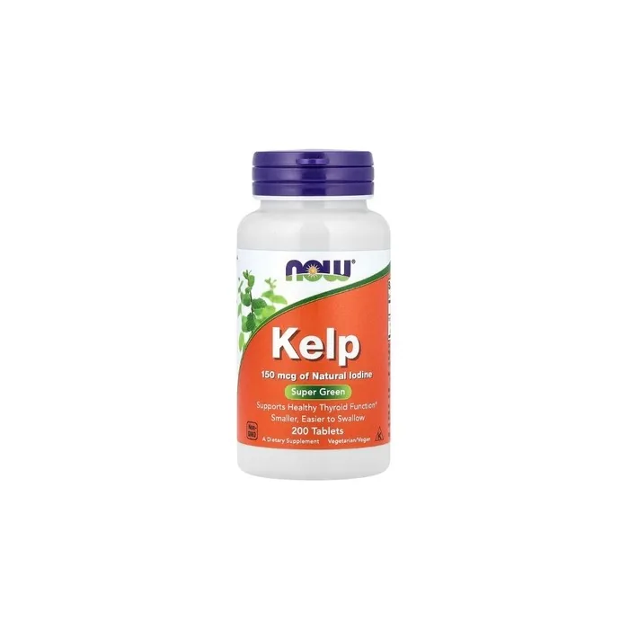 NOW Foods Kelp Dietary Supplement 150mcg 200 Tablets