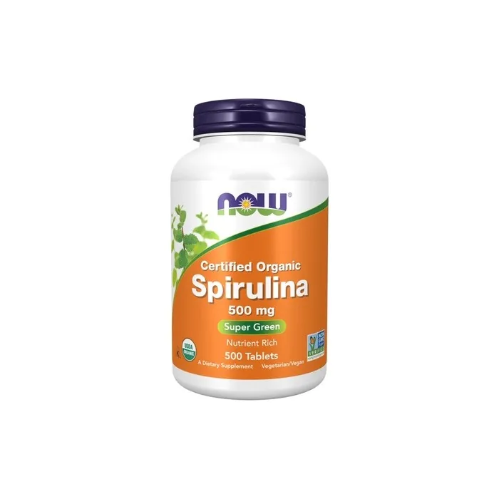 NOW Foods Spirulina 500mg - 500 Tablets