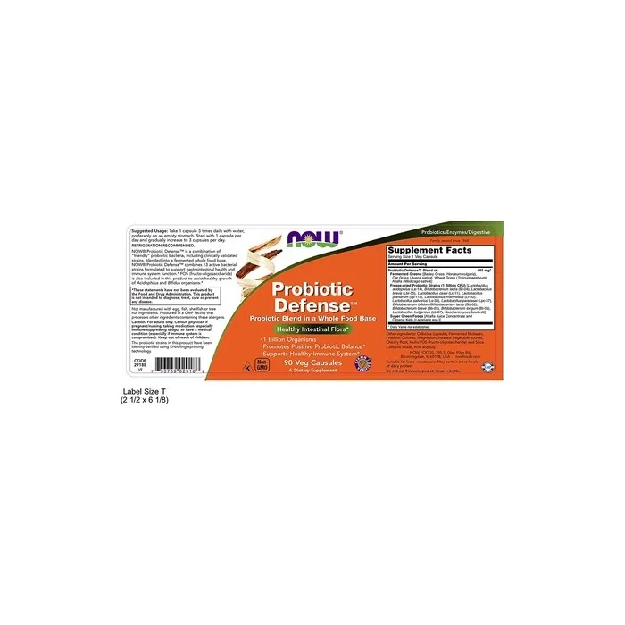 Now Foods Probiotic Defence Capsules, Pack Of 90