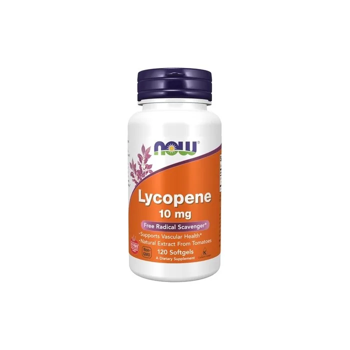 Now Supplements Lycopene 10mg with Natural Extract from Tomatoes