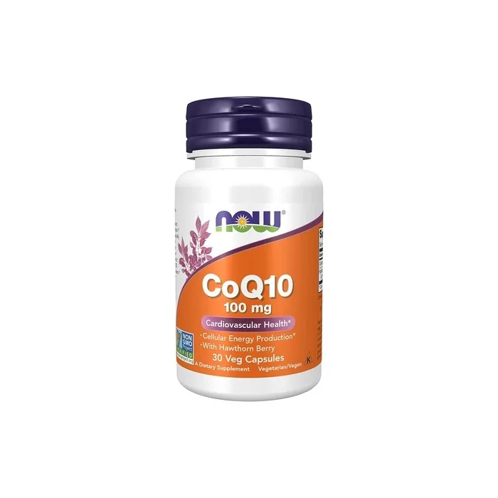 NOW Foods CoQ10 100mg 30 Vcaps