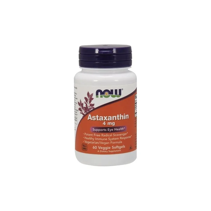 NOW Foods Astaxanthin 4mg 60 Veggie Softgels