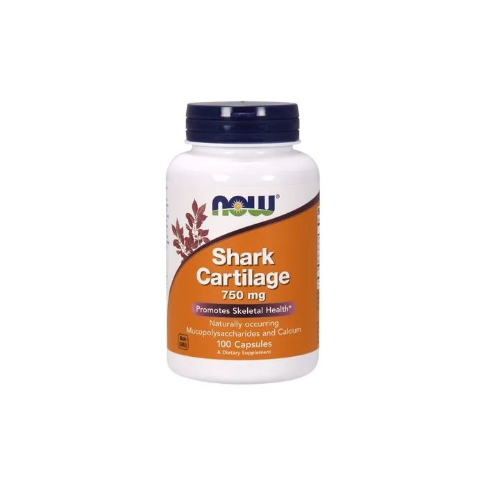 NOW Foods Shark Cartilage Supplement 750mg - 100 Capsules