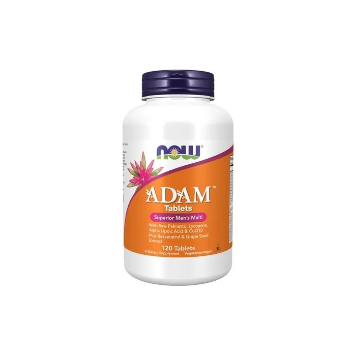 NOW Foods ADAM Multi-Vitamin for Men 120 Tablets
