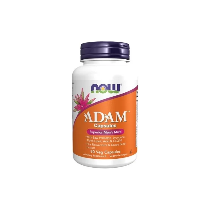 NOW Foods ADAM Multi-Vitamin for Men 90 Vegetable Capsules