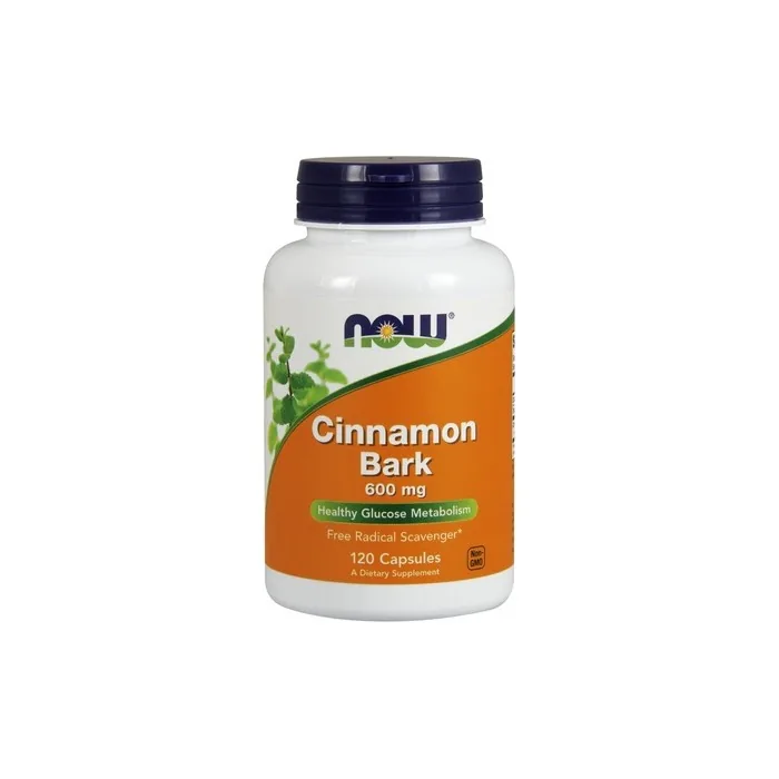 NOW Foods Cinnamon Bark Supplement 600mg 120 Capsules