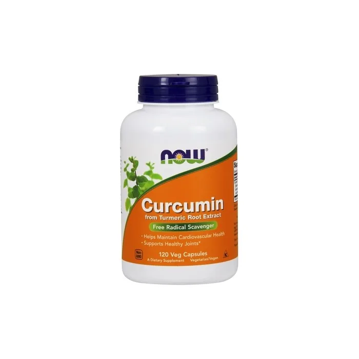 NOW Foods Turmeric Curcumin Supplement 120 Vegetarian Capsules