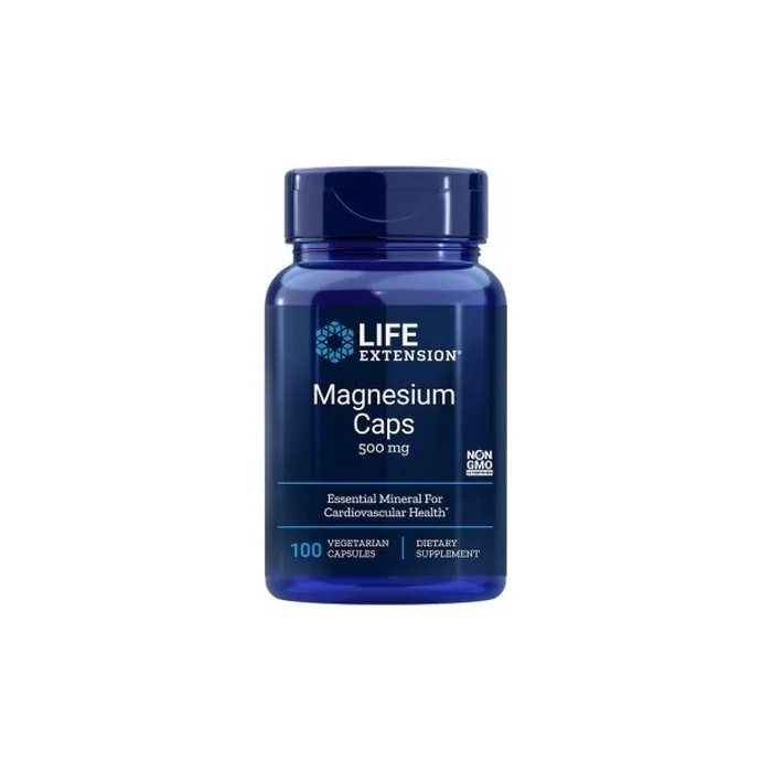 Life Extension Magnesium Capsules 500mg - 100 Vegetarian Capsules