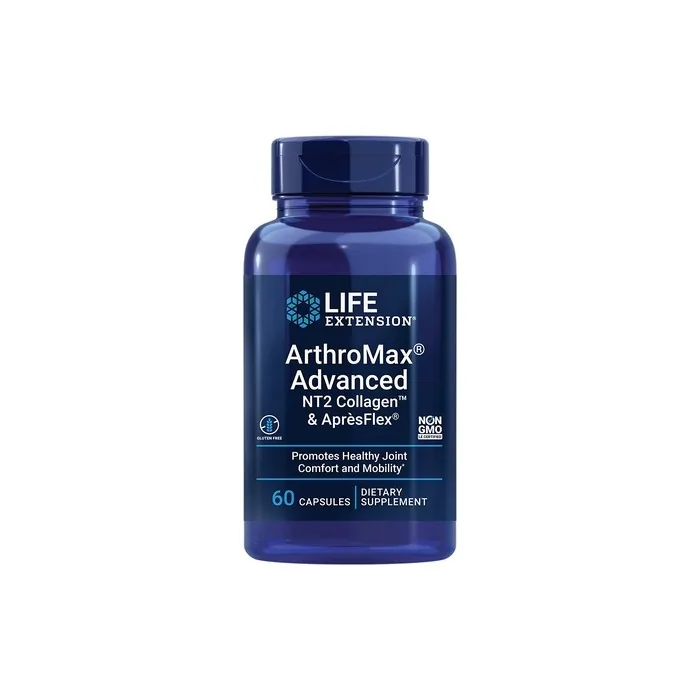 Life Extension ArthroMax Advanced with NT2 Collagen & AprèsFlex Capsules Joint Health Comfort & Mobility Formula 60 Count